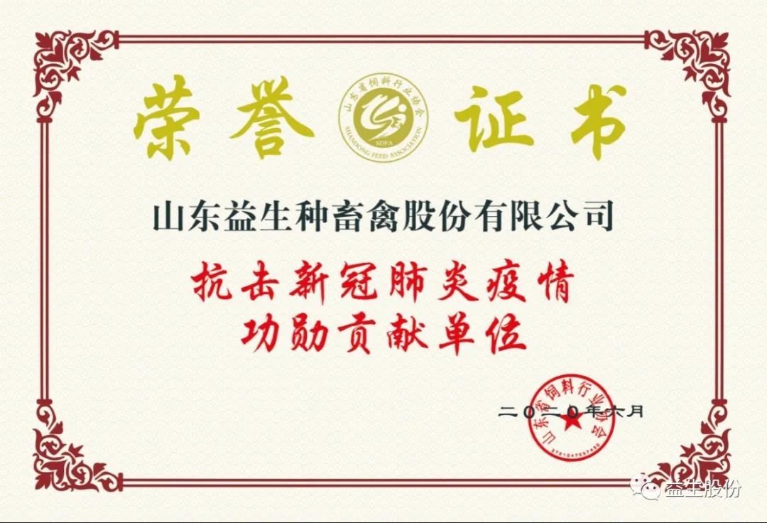 【荣誉】南宫NG28股份及董事长荣获“抗击新冠肺炎疫情功勋贡献单元及功勋贡献者”称号